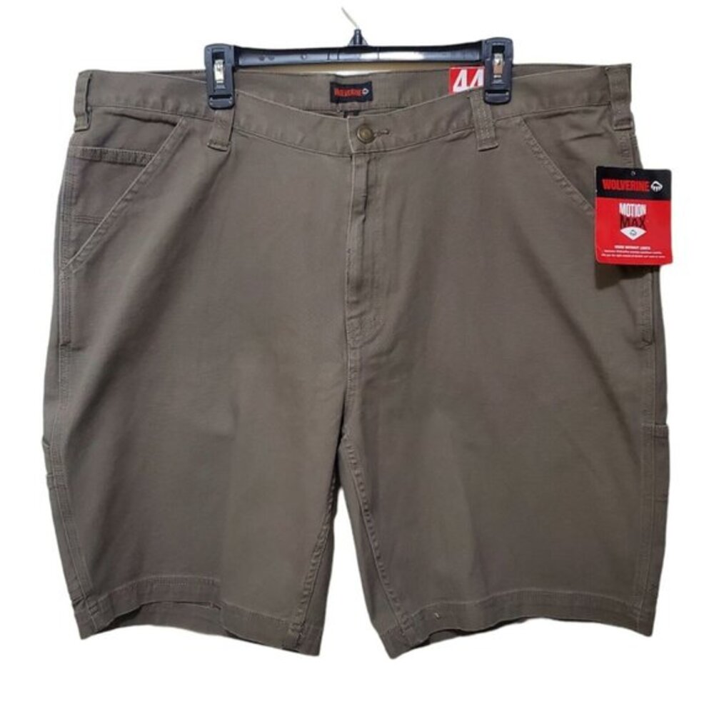 NWT‎ Wolverine Men's Cargo Shorts Sz 44 x 10 Steelhead Motion Max Gravel Gray